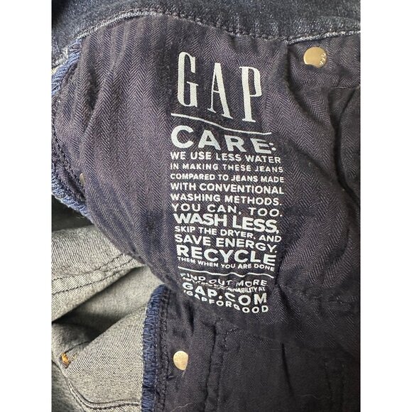 Gap Womens Jeans Classic Straight Mid Rise 27/4 Stretch Classic Preppy Boho - Picture 6 of 6